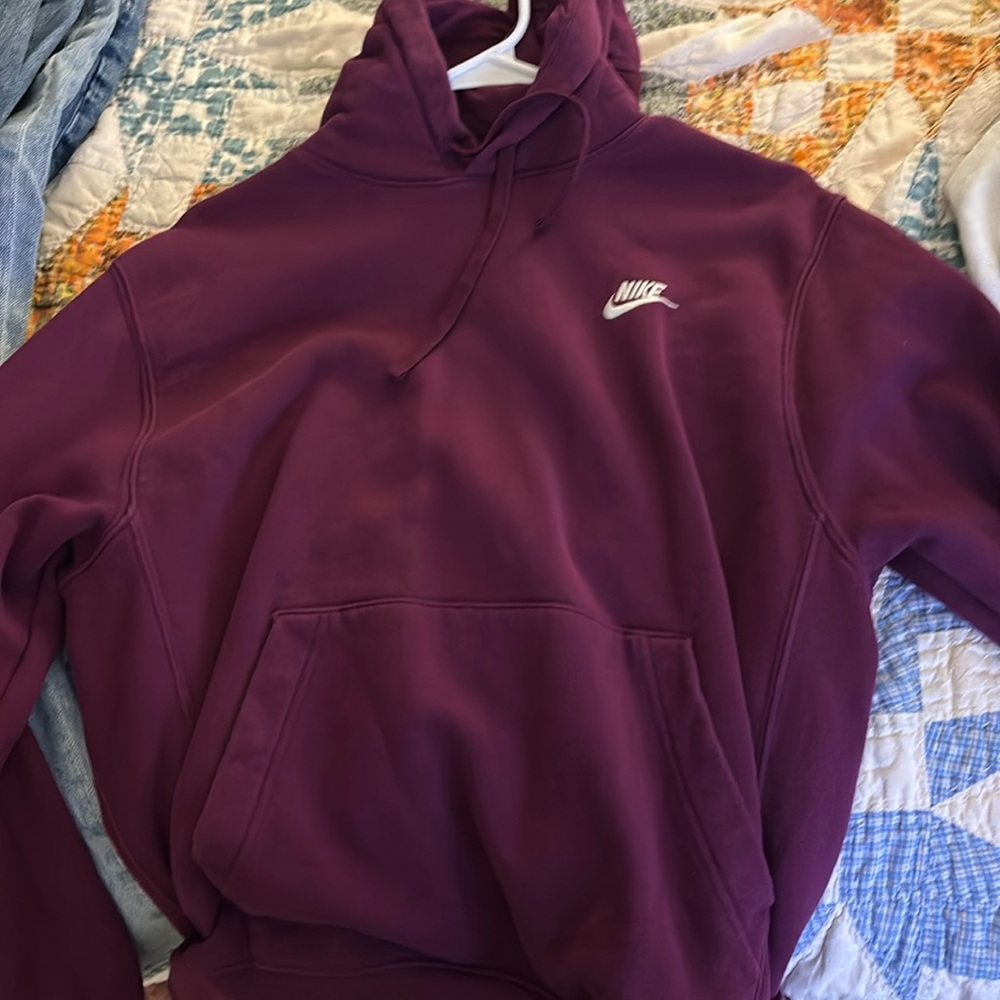 Purple Nike hoodie